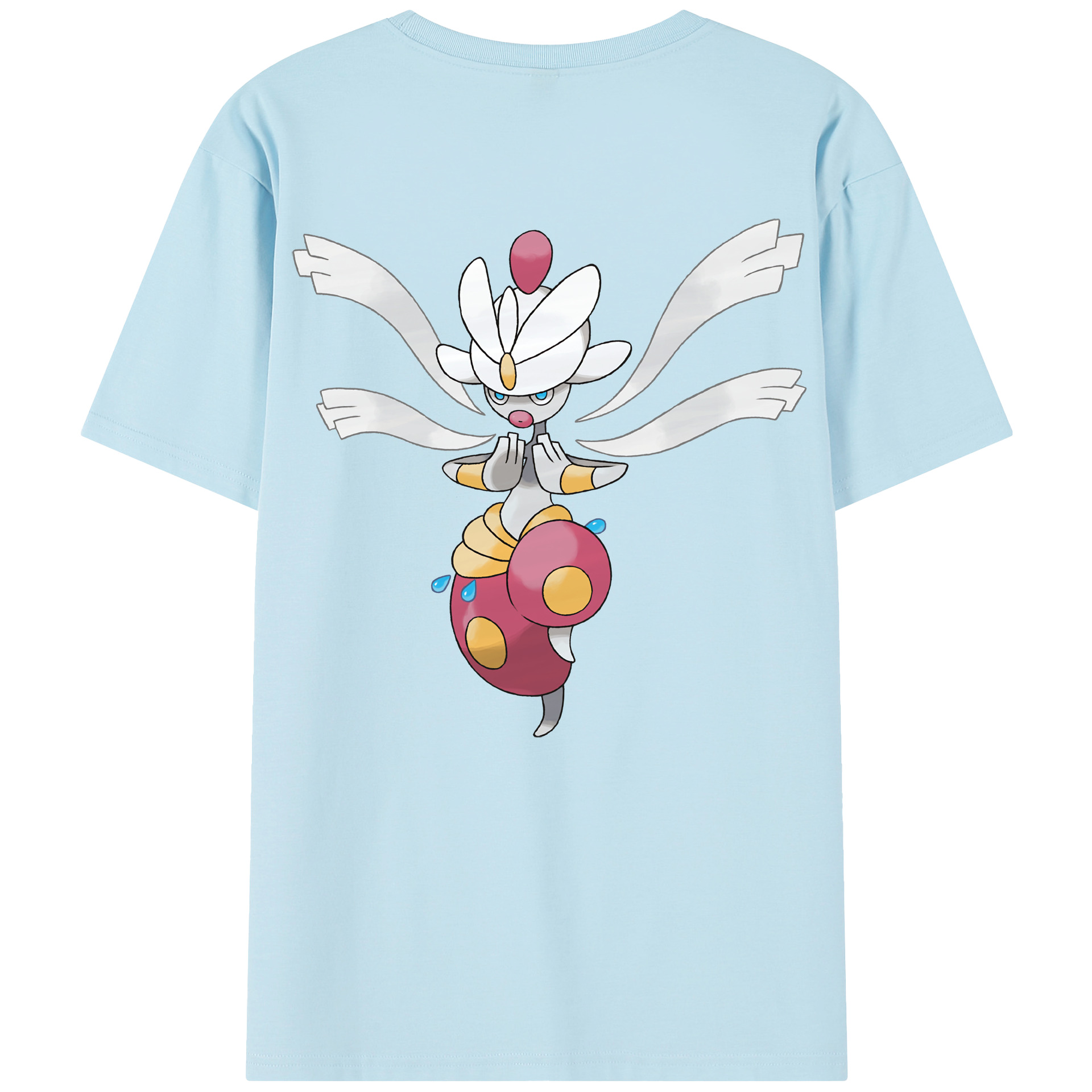 （画像用） ポケットモンスター Pokémon 綿100％半袖Tシャツ（背面プリント）